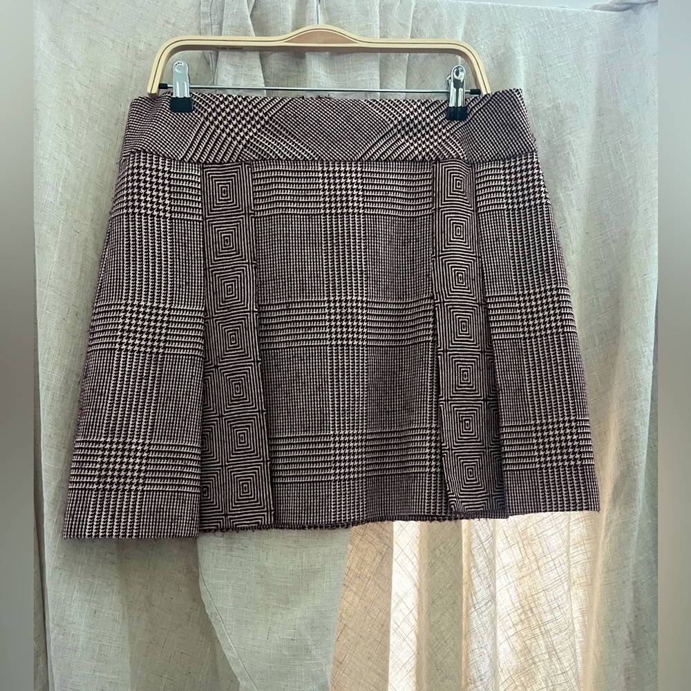 Anne Klein Plaid Wool Skirt | Vintage Preppy